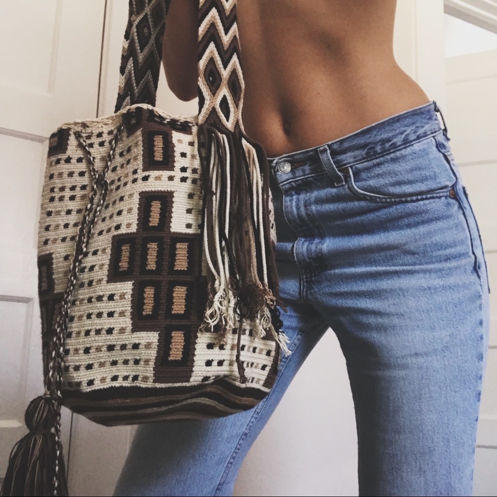 Large Handwoven Wayyu Bucket Bag